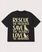 Mockup Boxy Heavyweight Tee Black product