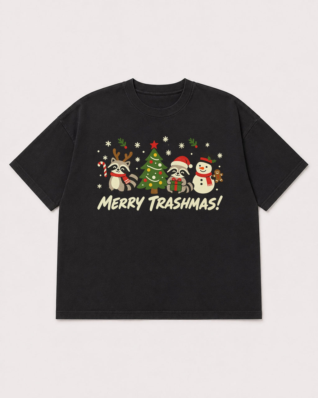 Mockup Boxy Heavyweight Tee Black product