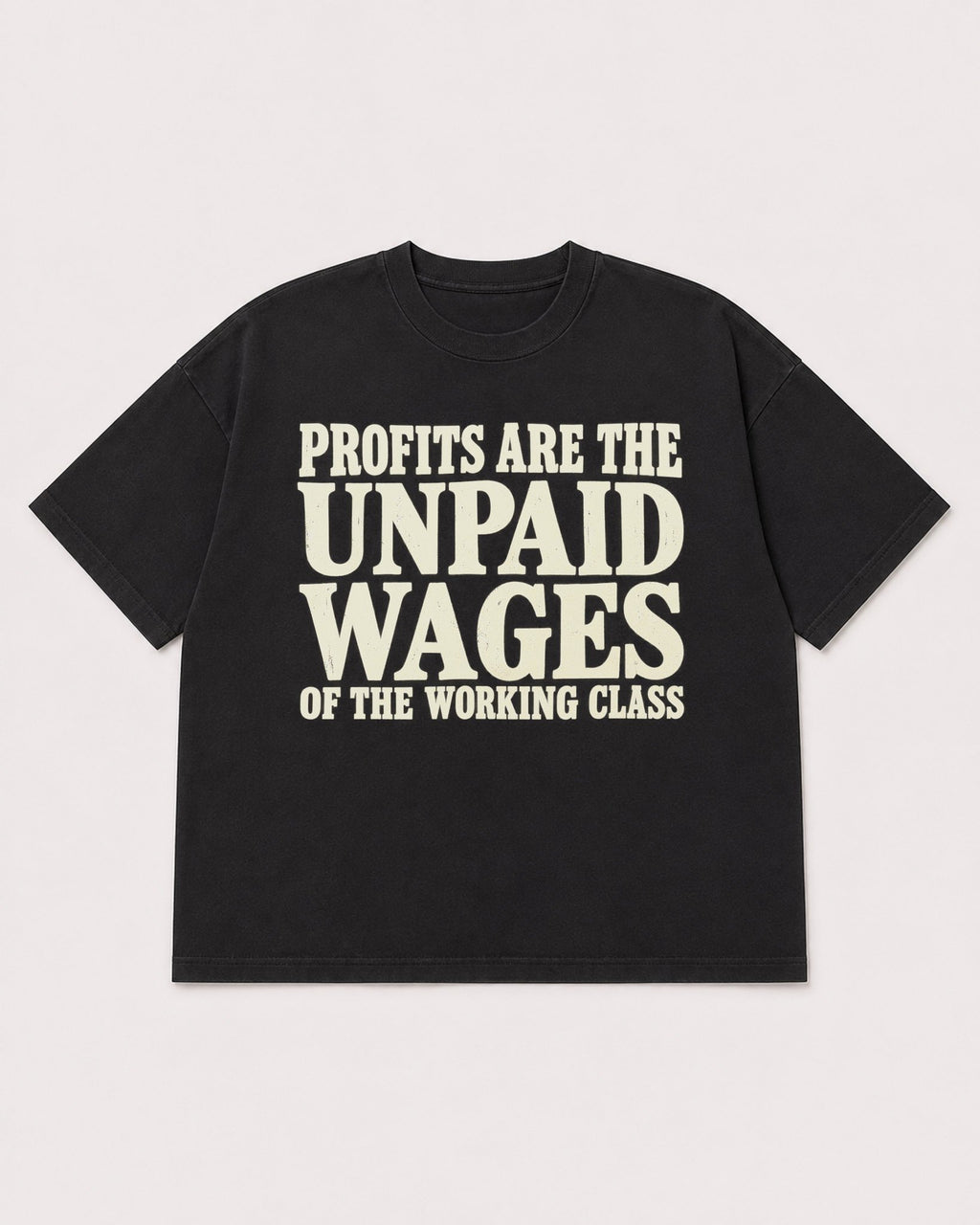 Mockup Boxy Heavyweight Tee Black product