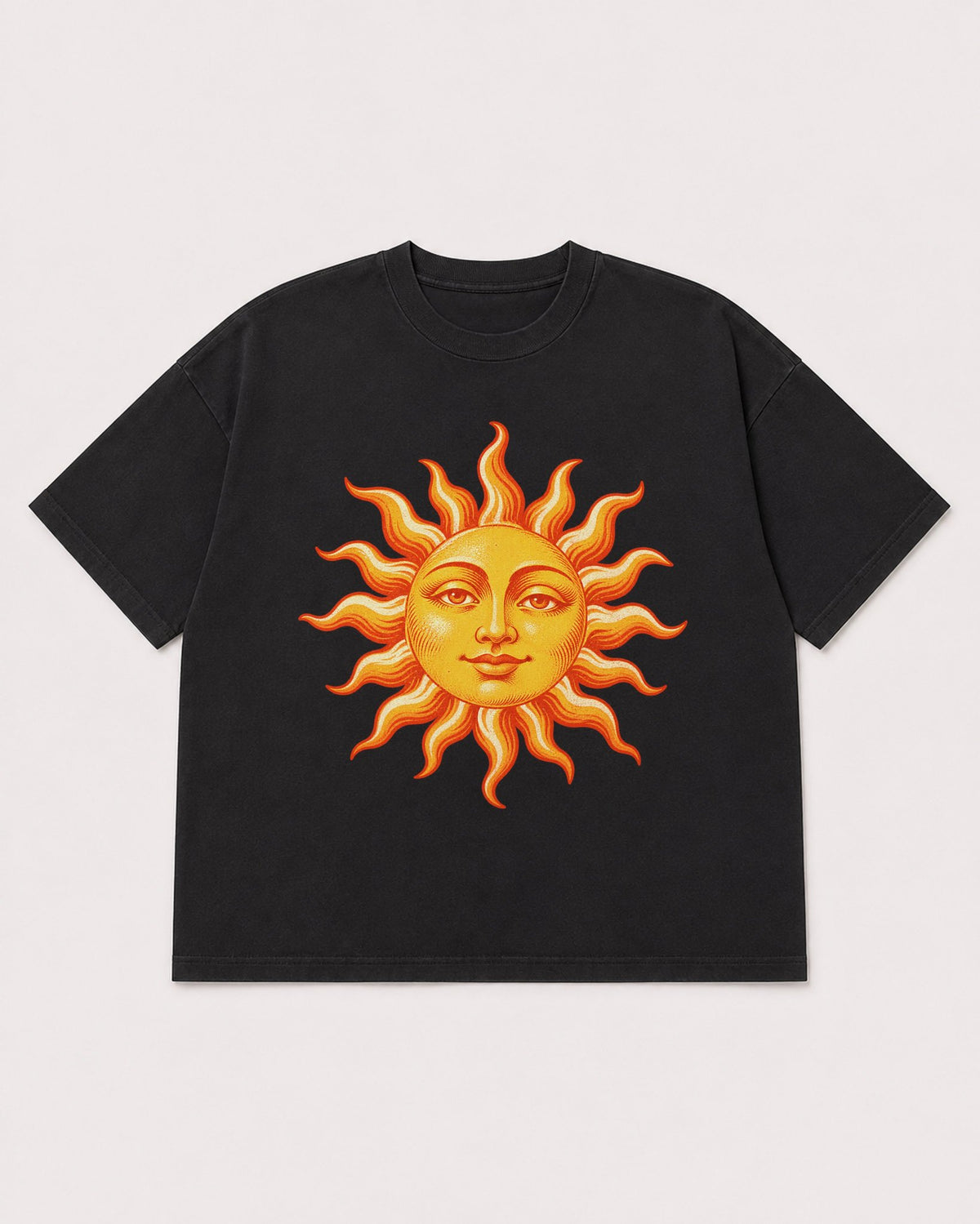 Mockup Boxy Heavyweight Tee Black product