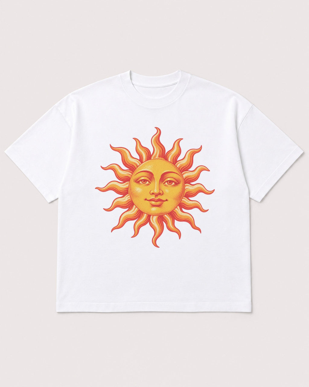 Mockup Boxy Heavyweight Tee White product