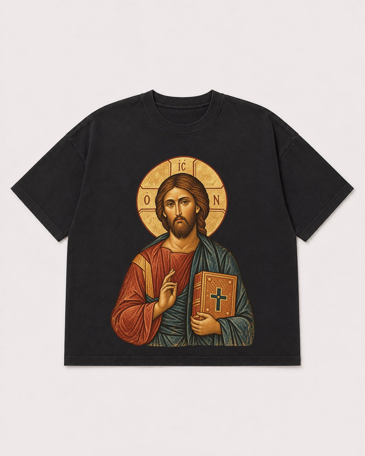 Mockup Boxy Heavyweight Tee Black product