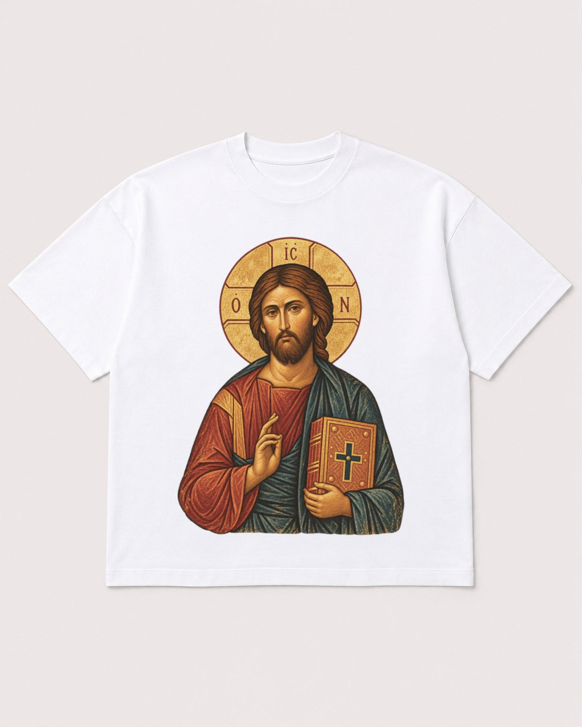 Mockup Boxy Heavyweight Tee White product