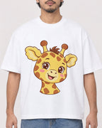 Mockup Boxy Heavyweight Tee White male close-up 02