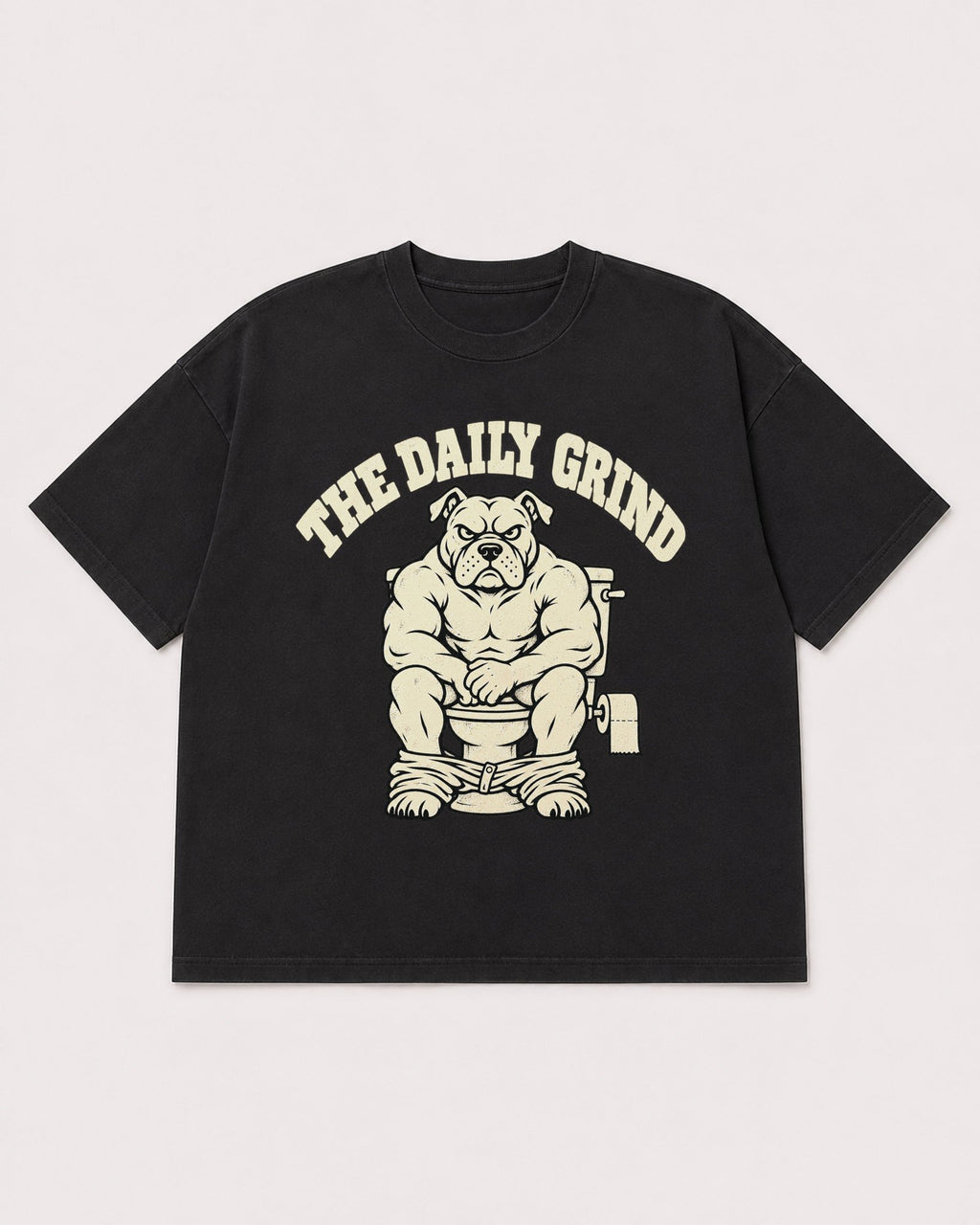 Mockup Boxy Heavyweight Tee Black product