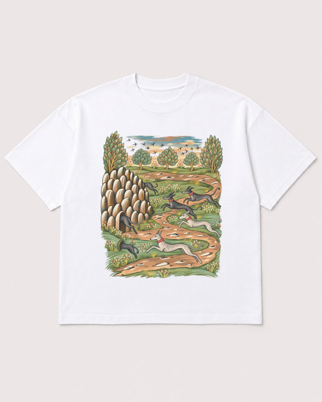 Mockup Boxy Heavyweight Tee White product