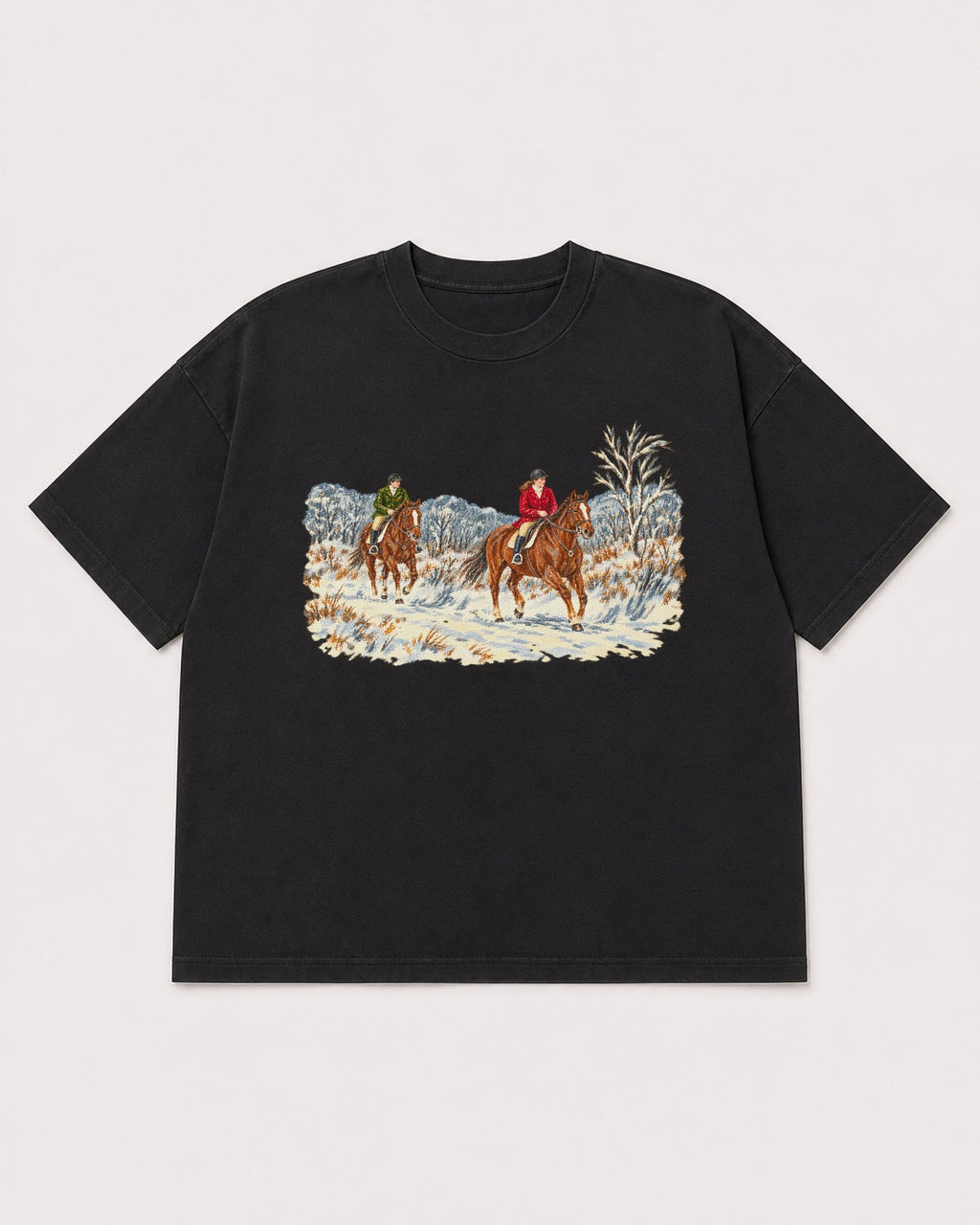 Mockup Boxy Heavyweight Tee Black product