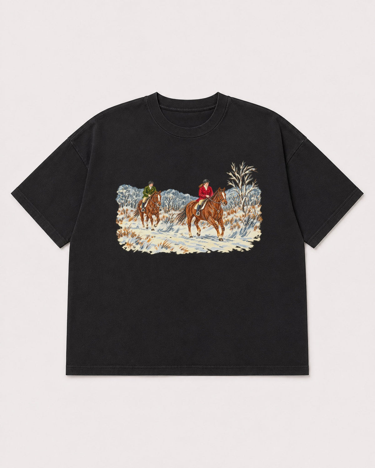 Mockup Boxy Heavyweight Tee Black product
