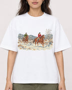 Mockup Boxy Heavyweight Tee White female close-up 02