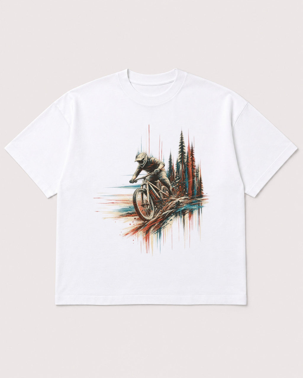 Mockup Boxy Heavyweight Tee White product