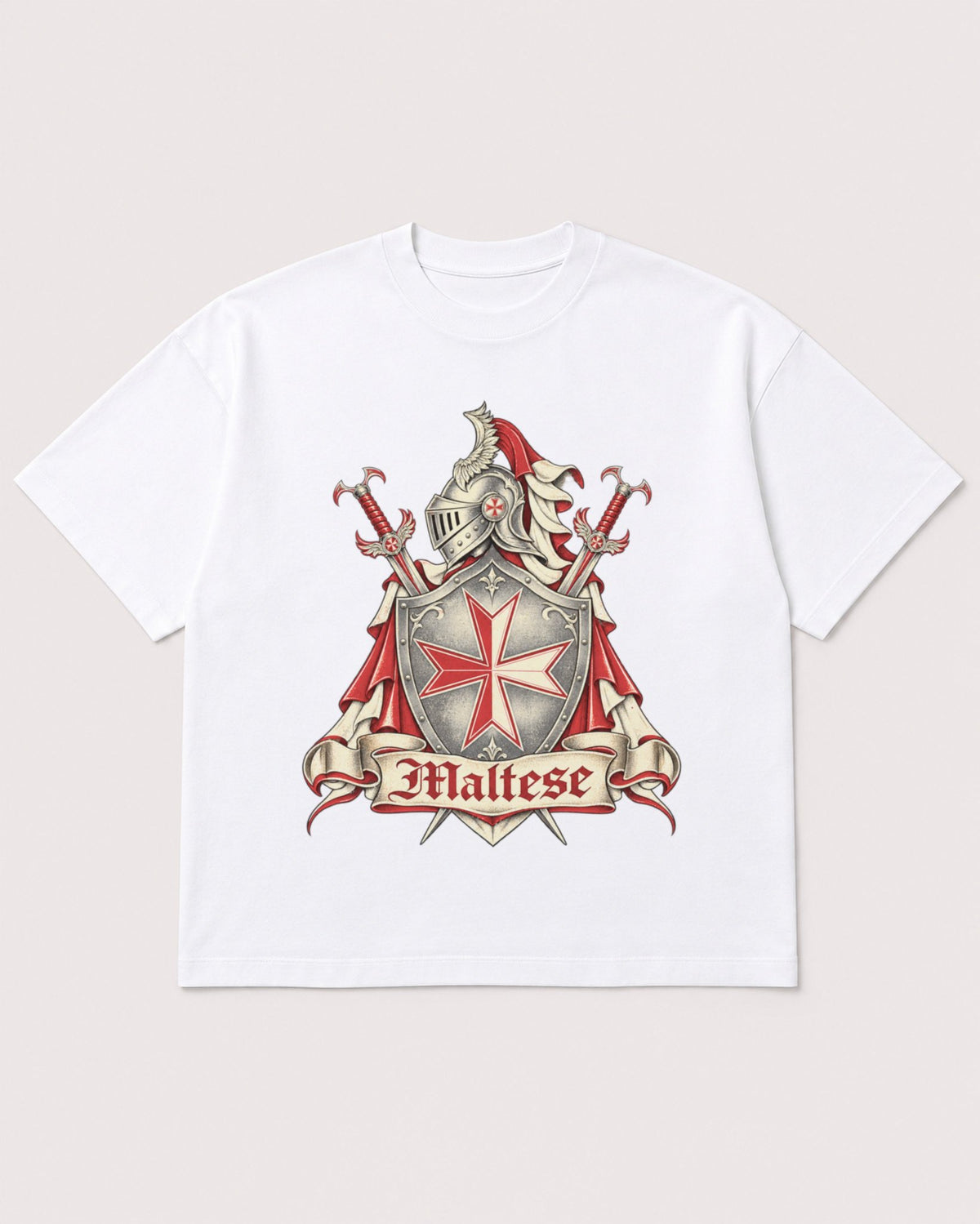 Mockup Boxy Heavyweight Tee White product