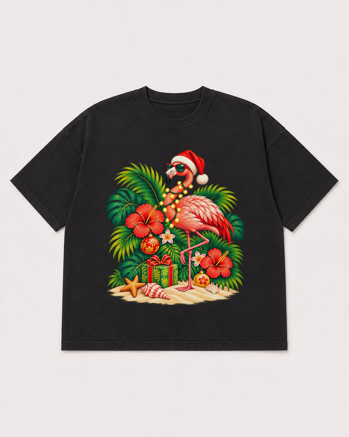 Mockup Boxy Heavyweight Tee Black product