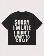 Mockup Boxy Heavyweight Tee Black product