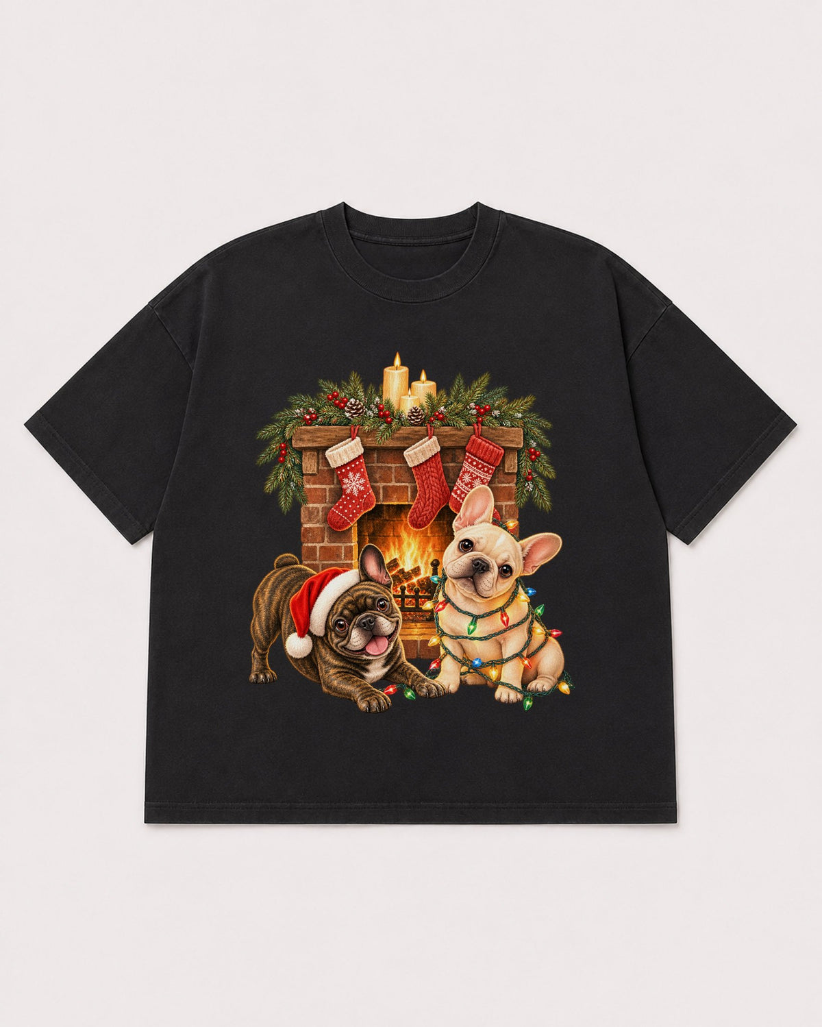 Mockup Boxy Heavyweight Tee Black product