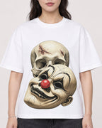 Mockup Boxy Heavyweight Tee White female close-up 03