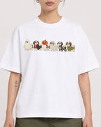 Mockup Boxy Heavyweight Tee White female close-up 12