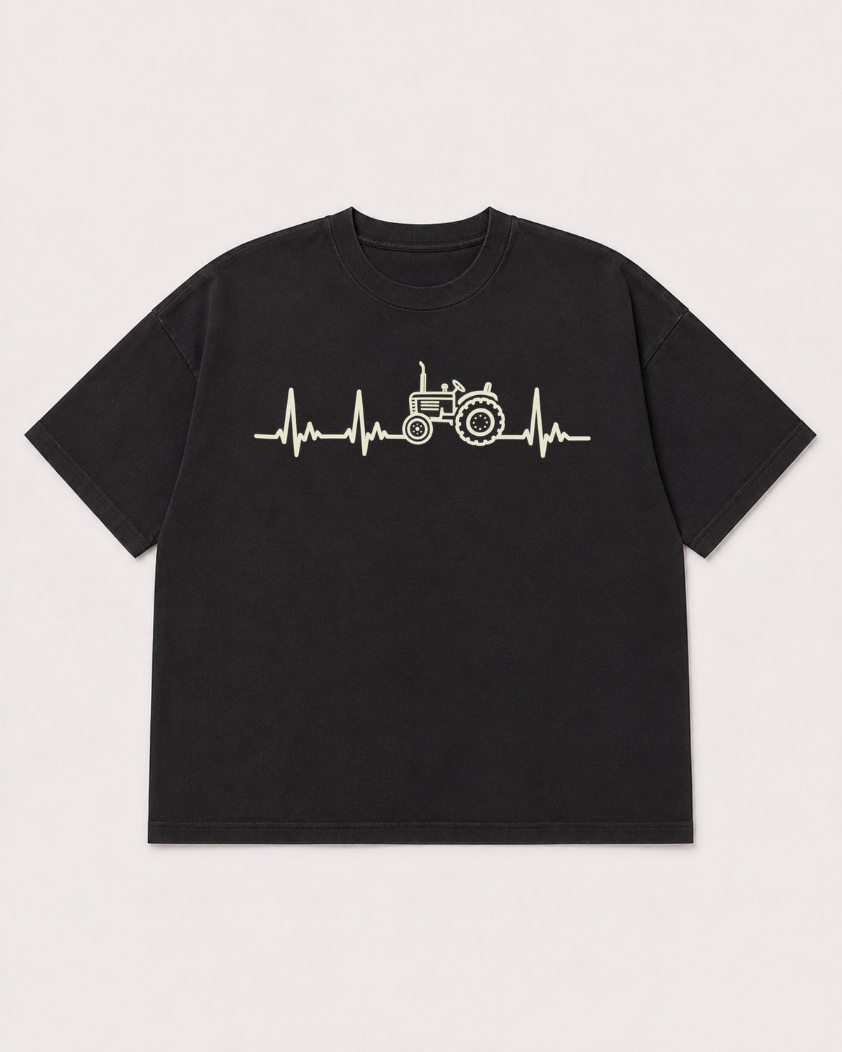 Mockup Boxy Heavyweight Tee Black product
