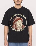 Mockup Boxy Heavyweight Tee Black male close-up 02