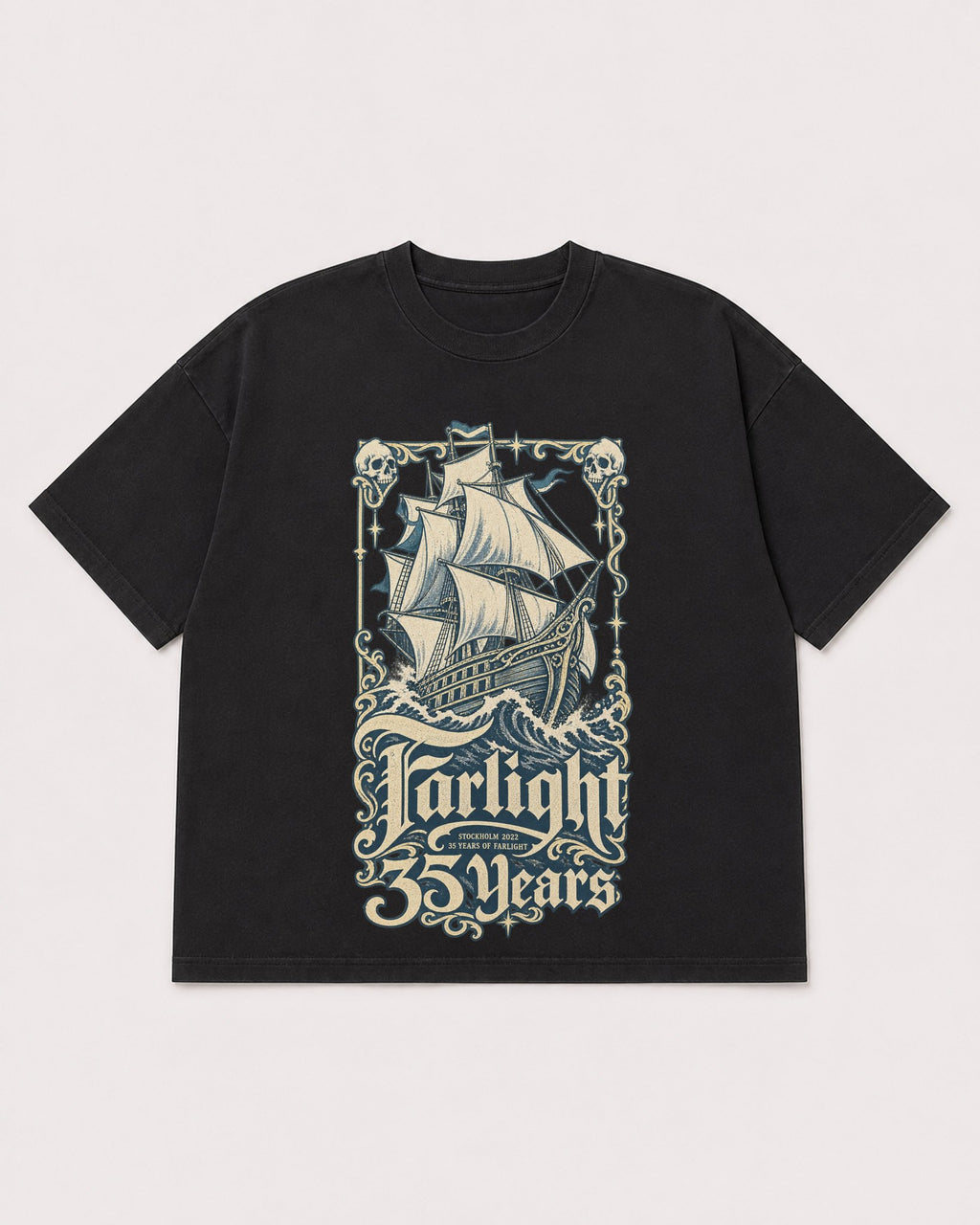 Mockup Boxy Heavyweight Tee Black product