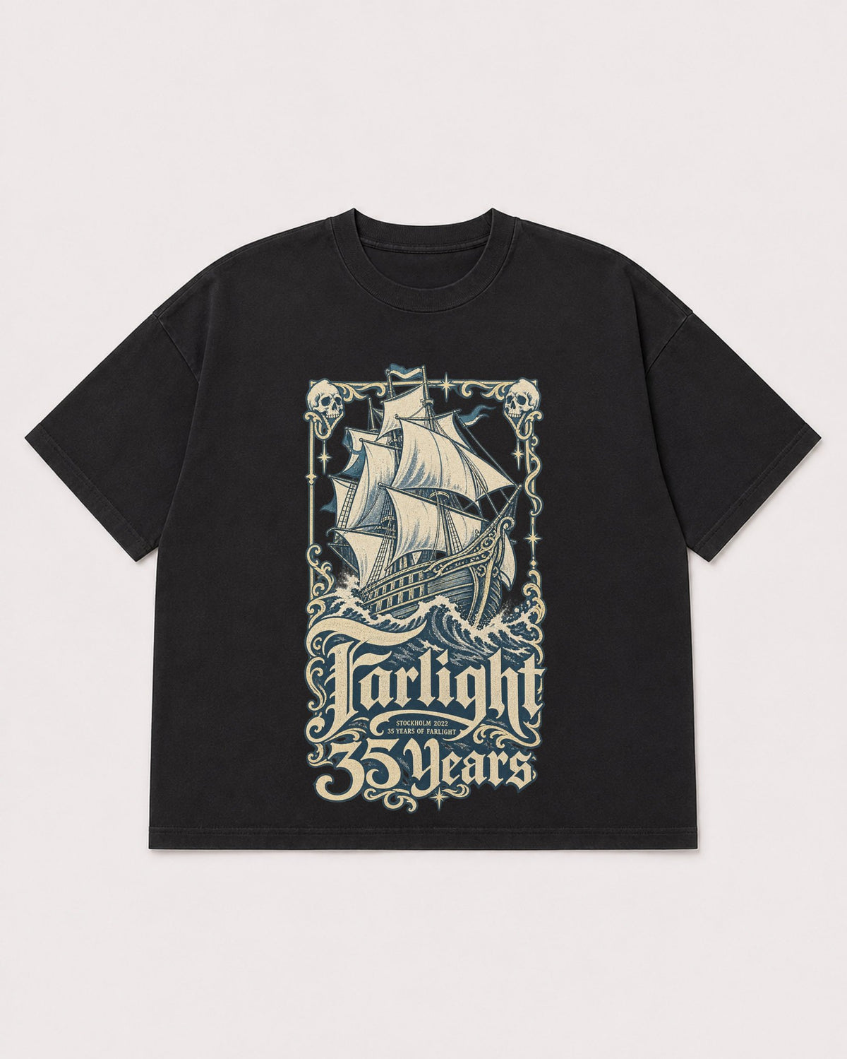 Mockup Boxy Heavyweight Tee Black product