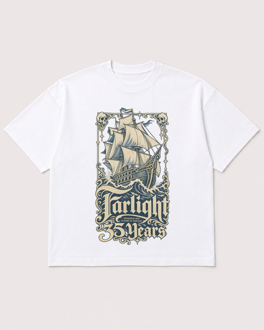 Mockup Boxy Heavyweight Tee White product