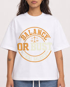 Mockup Boxy Heavyweight Tee White female close-up 06
