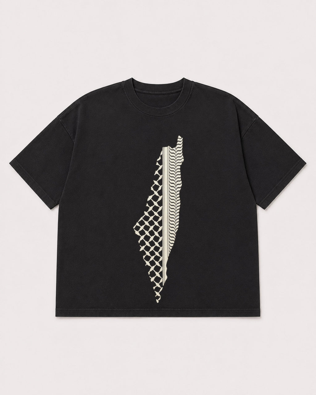 Mockup Boxy Heavyweight Tee Black product