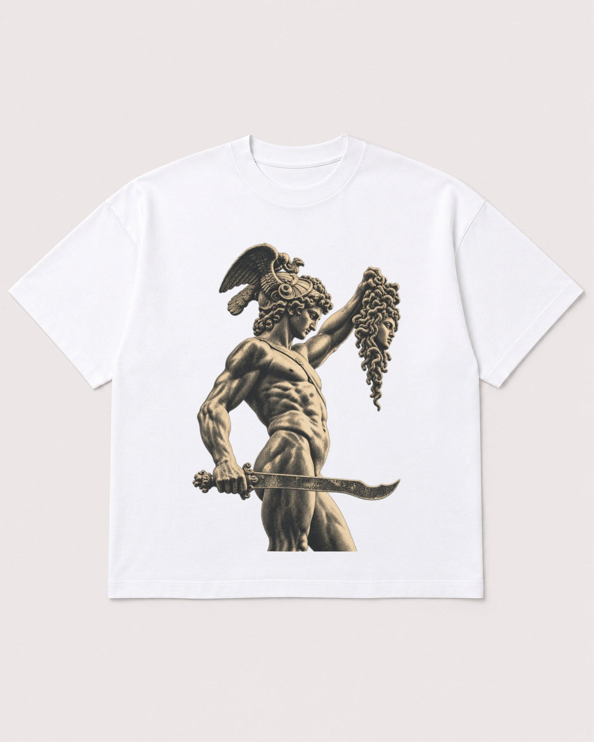 Mockup Boxy Heavyweight Tee White product