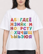 Mockup Boxy Heavyweight Tee White female close-up 13