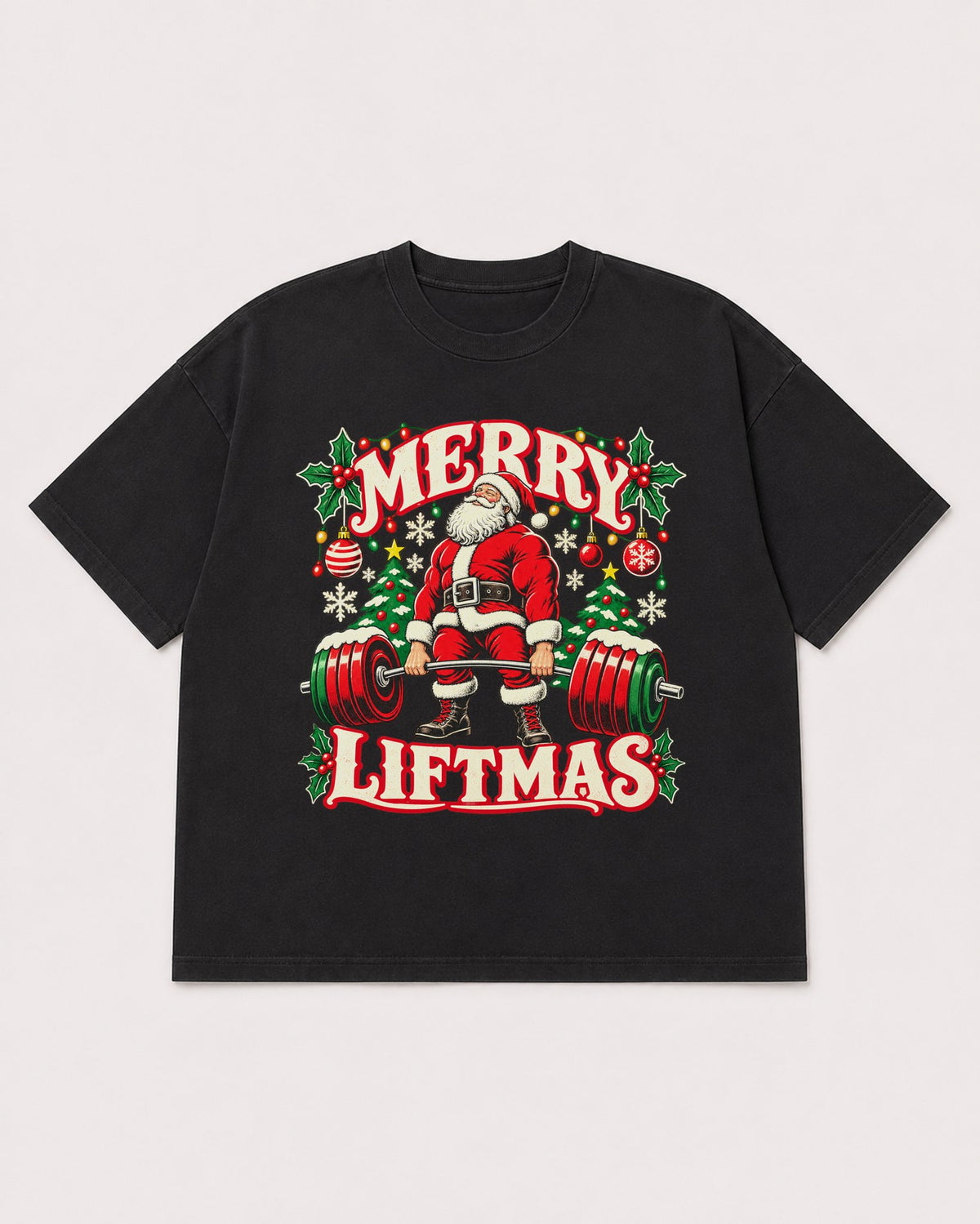 Mockup Boxy Heavyweight Tee Black product