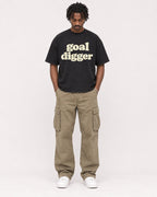 Mockup Boxy Heavyweight Tee Black male full-body 04