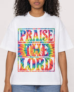 Mockup Boxy Heavyweight Tee White female close-up 05