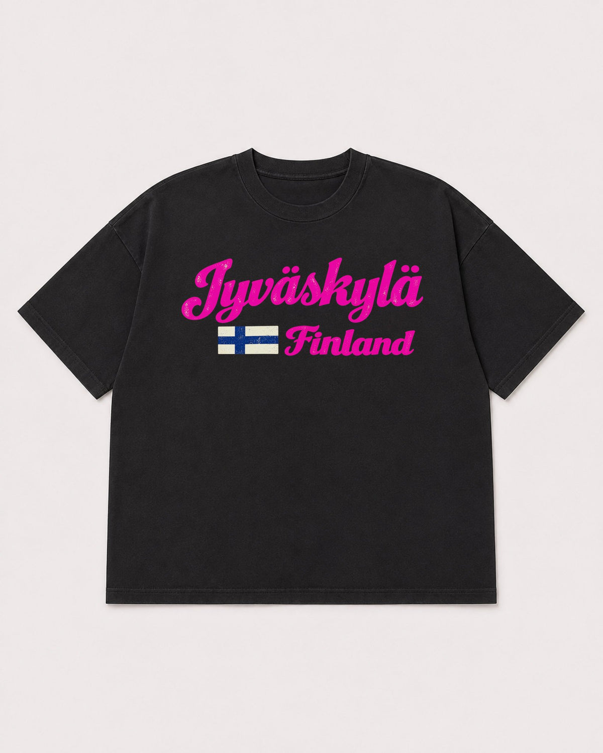 Mockup Boxy Heavyweight Tee Black product