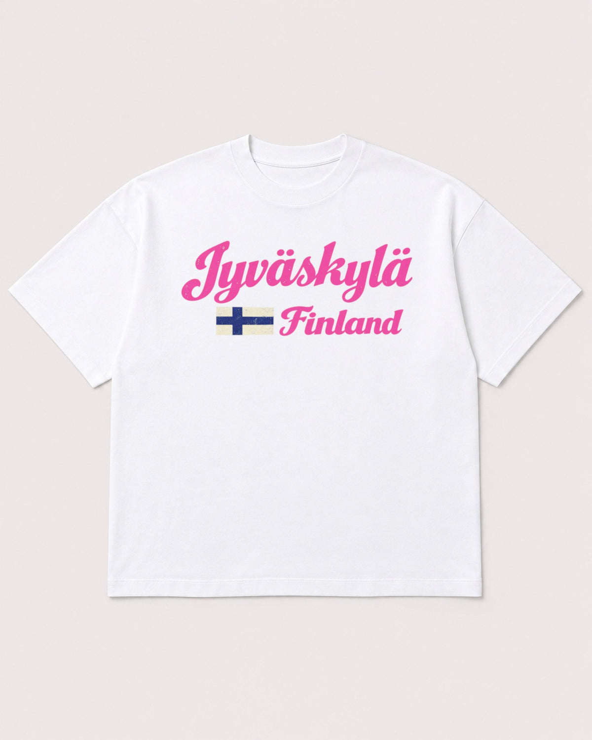 Mockup Boxy Heavyweight Tee White product
