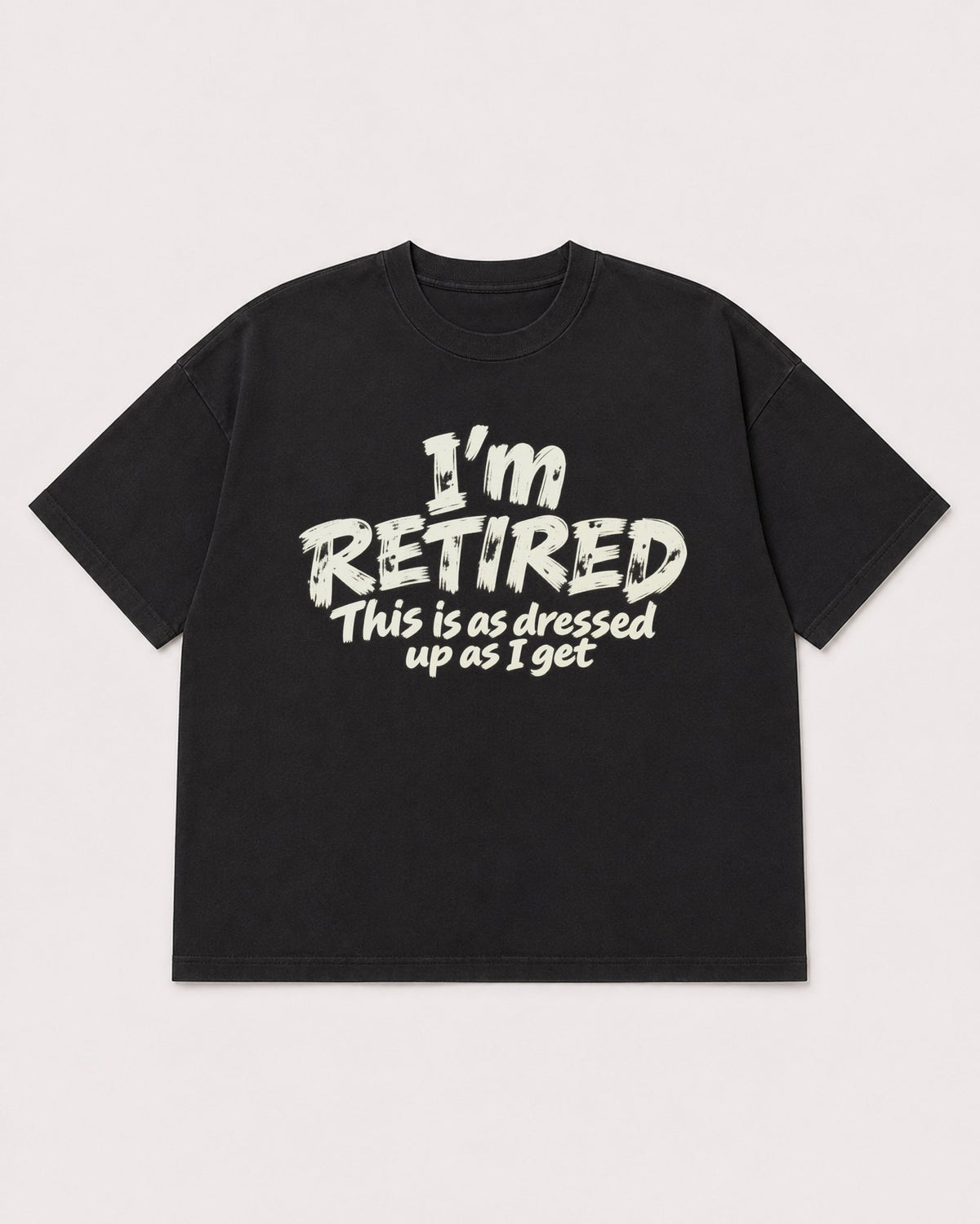 Mockup Boxy Heavyweight Tee Black product