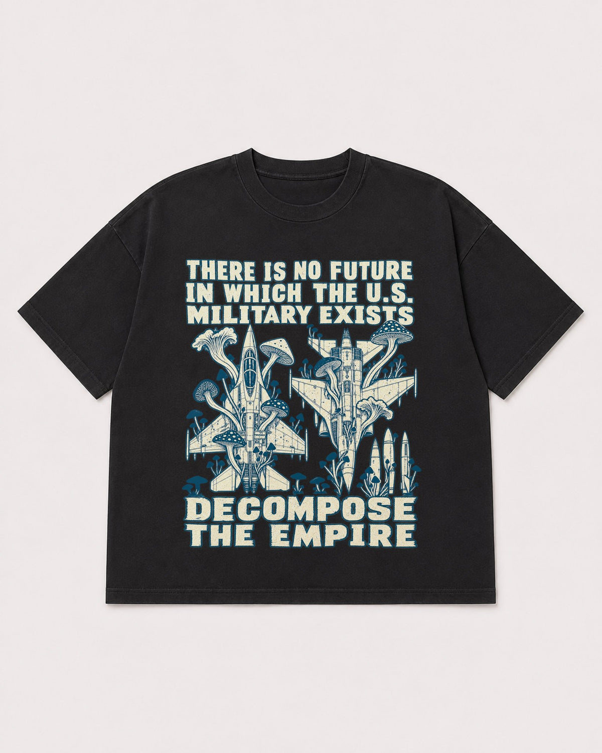 Mockup Boxy Heavyweight Tee Black product