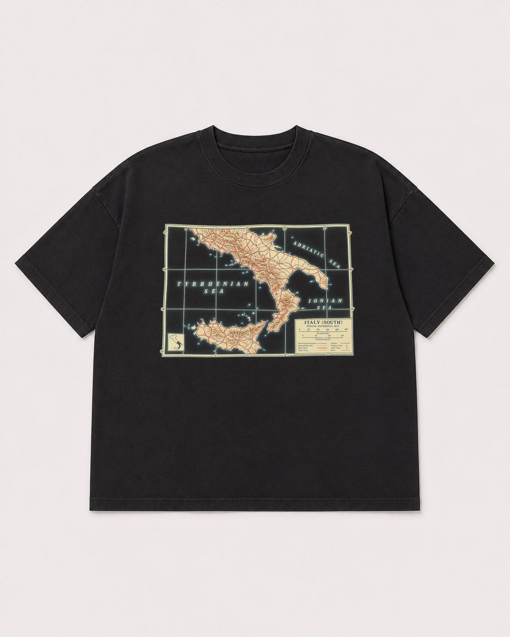 Mockup Boxy Heavyweight Tee Black product