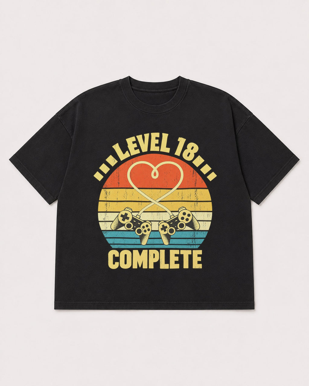 Mockup Boxy Heavyweight Tee Black product