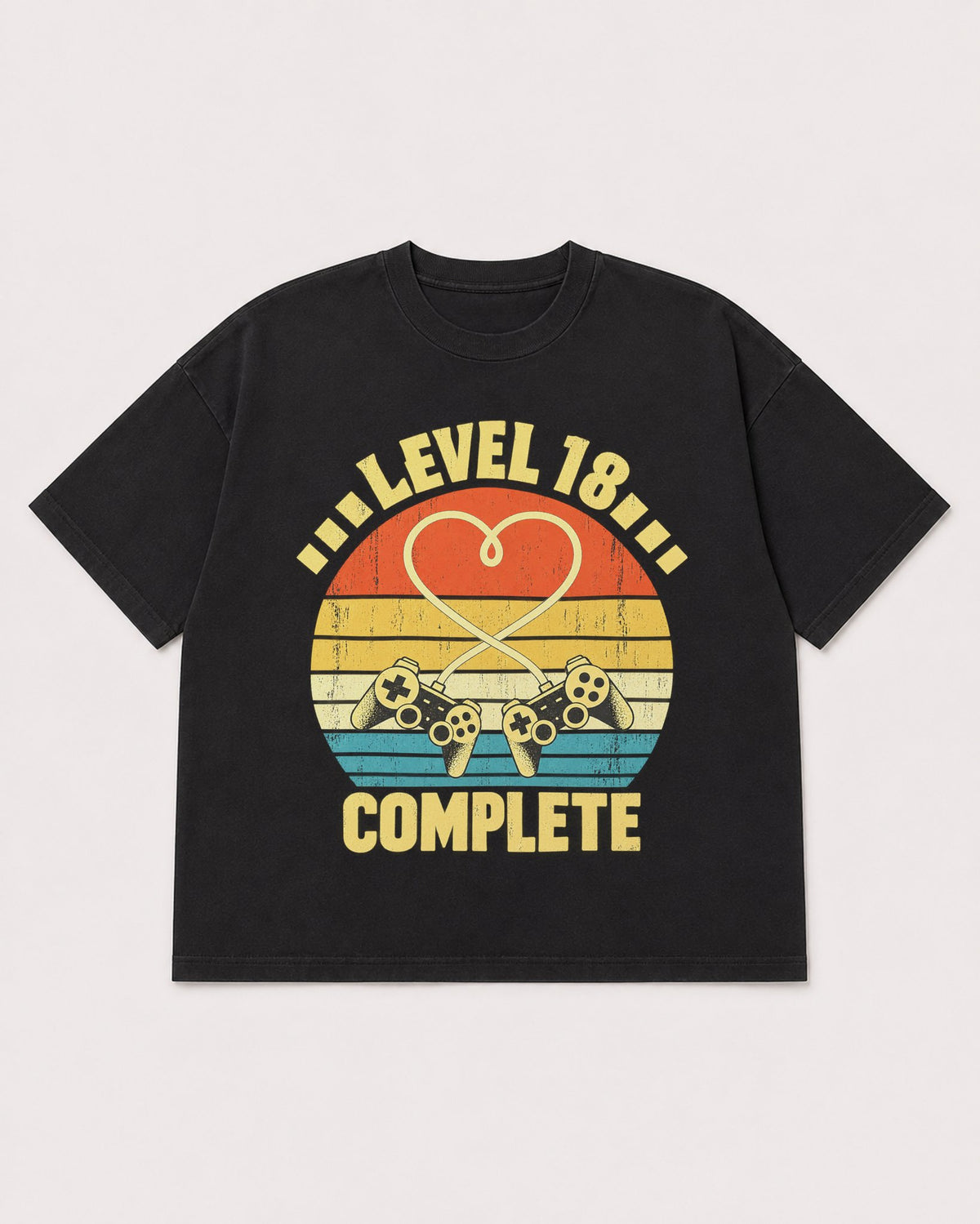 Mockup Boxy Heavyweight Tee Black product