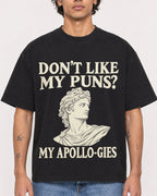 Mockup Boxy Heavyweight Tee Black male close-up 30
