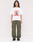 Mockup Boxy Heavyweight Tee White female full-body 02