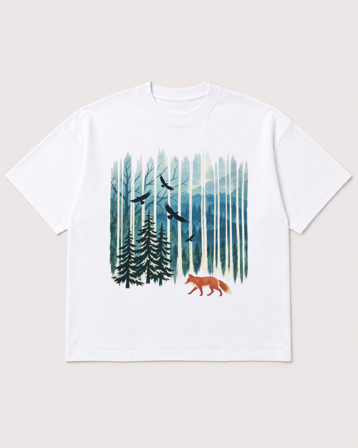 Mockup Boxy Heavyweight Tee White product