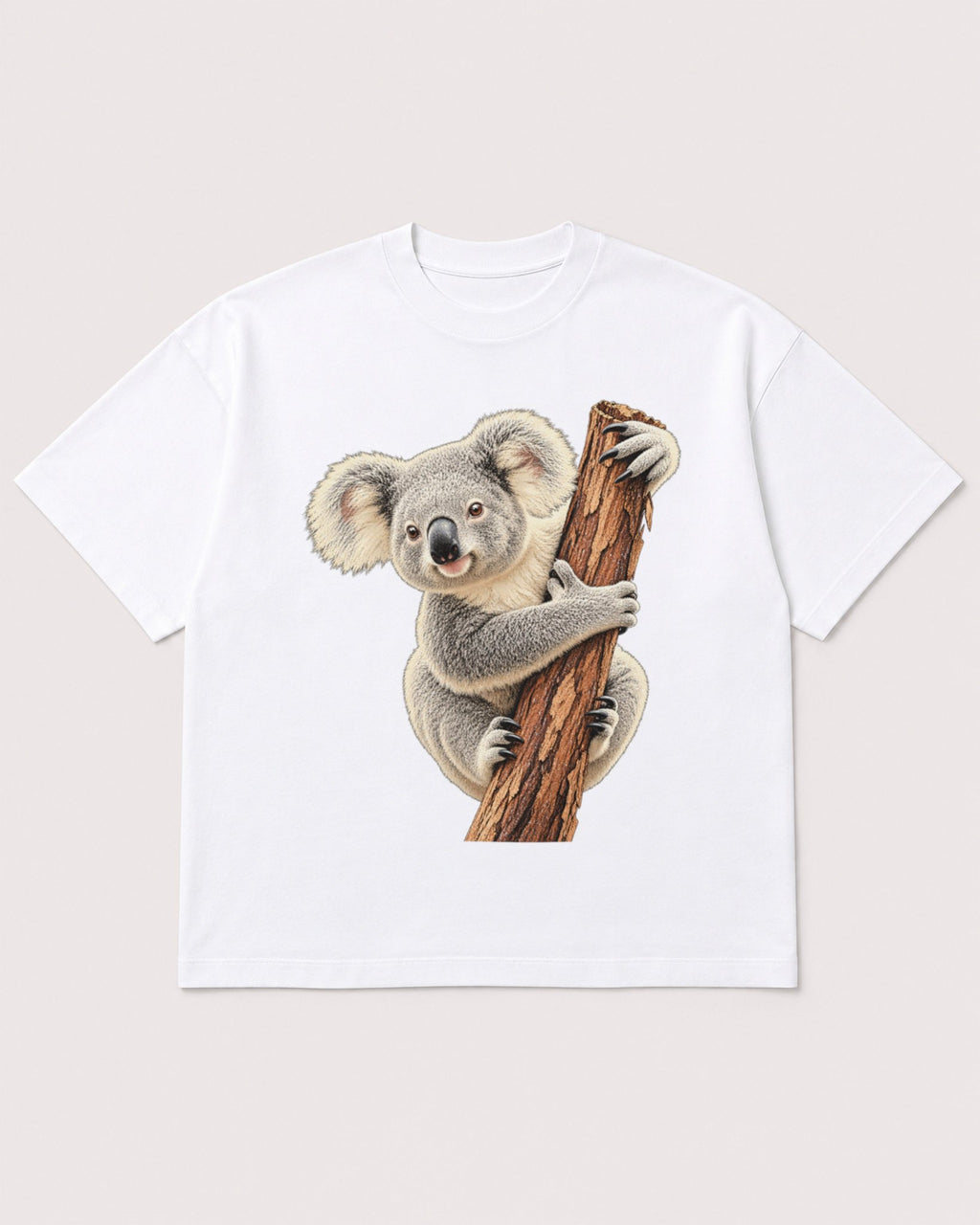 Mockup Boxy Heavyweight Tee White product