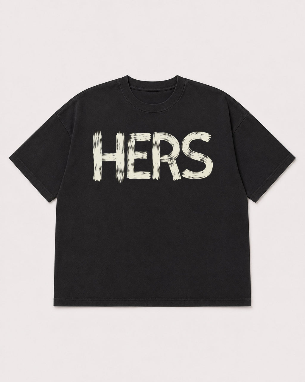 Mockup Boxy Heavyweight Tee Black product