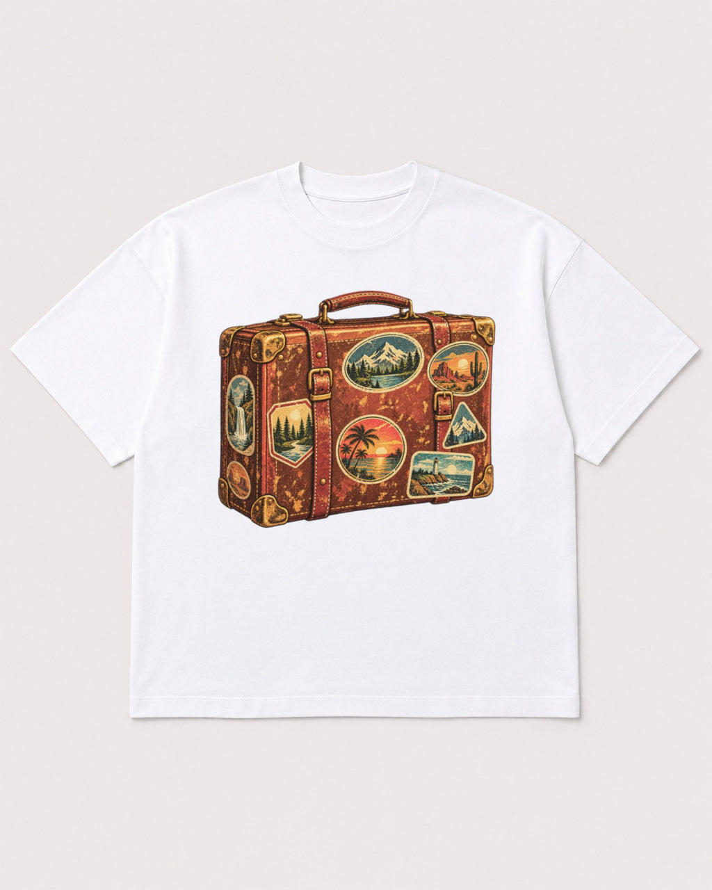 Mockup Boxy Heavyweight Tee White product
