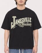 Mockup Boxy Heavyweight Tee Black male close-up 03