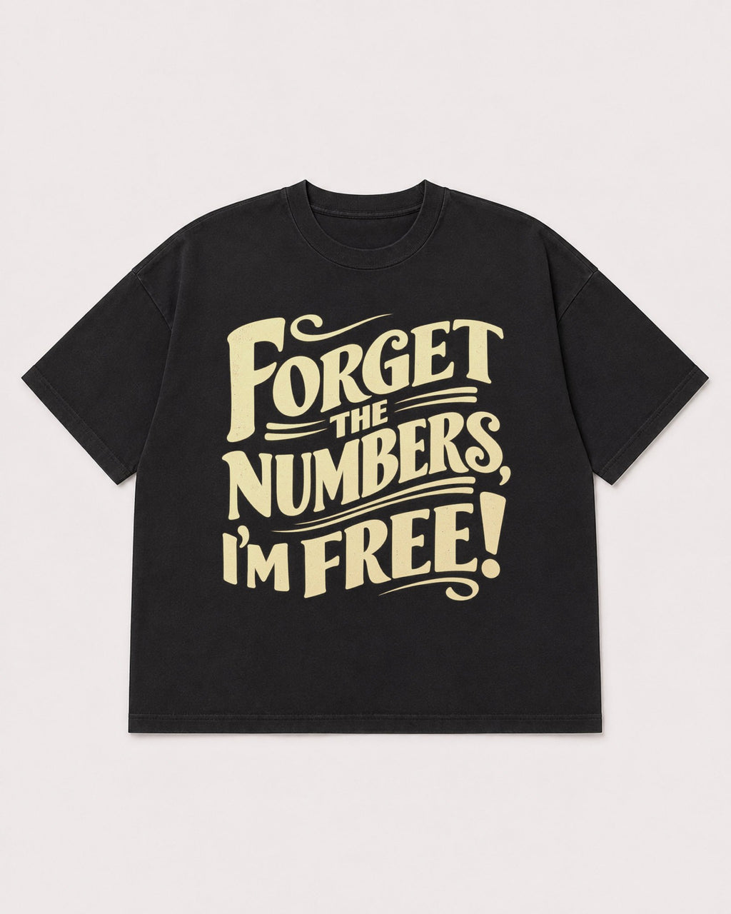 Mockup Boxy Heavyweight Tee Black product