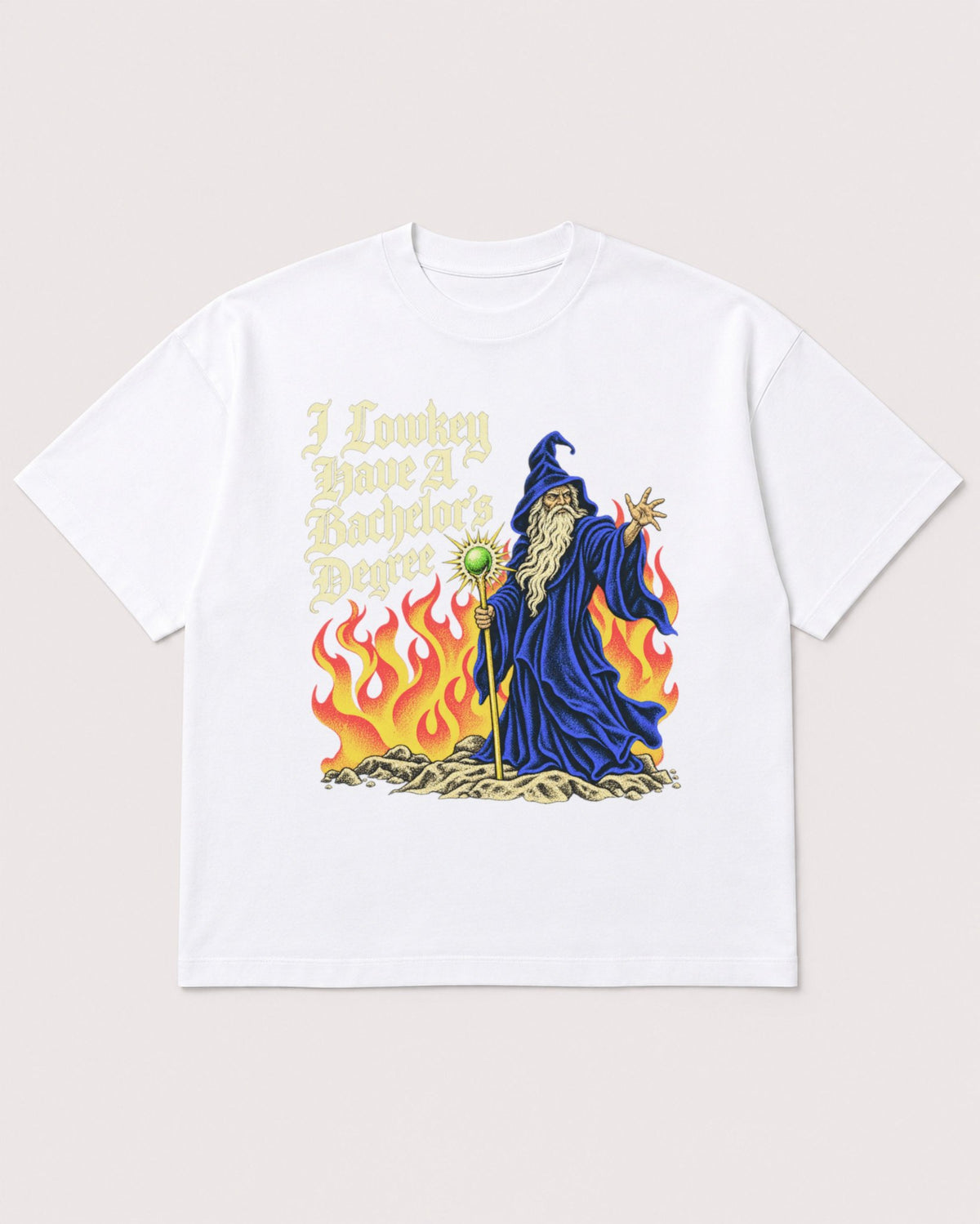 Mockup Boxy Heavyweight Tee White product
