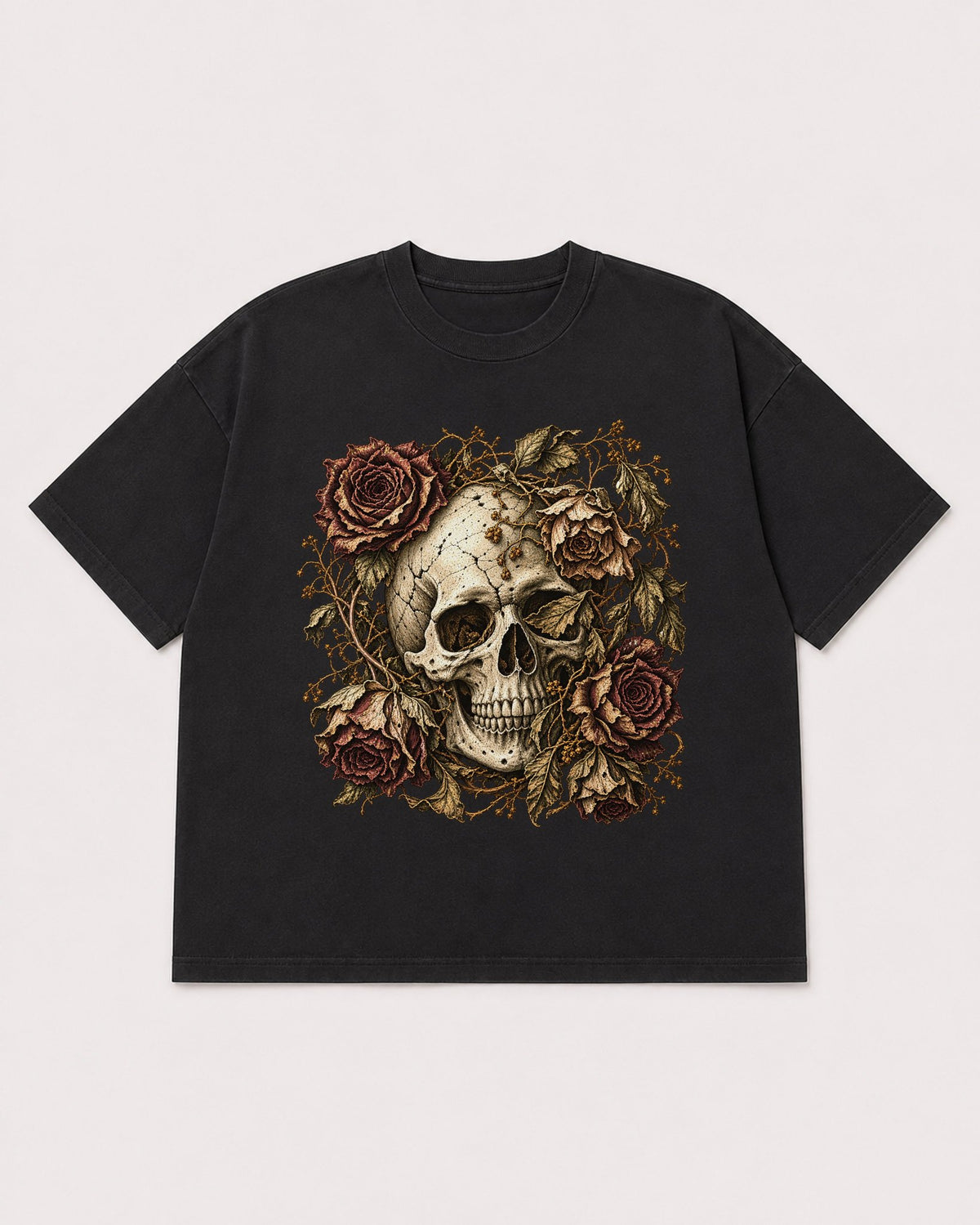 Mockup Boxy Heavyweight Tee Black product