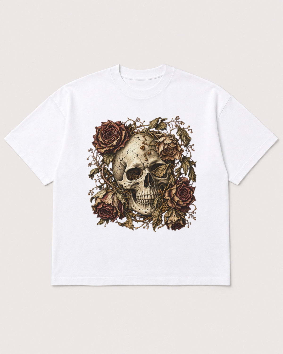 Mockup Boxy Heavyweight Tee White product